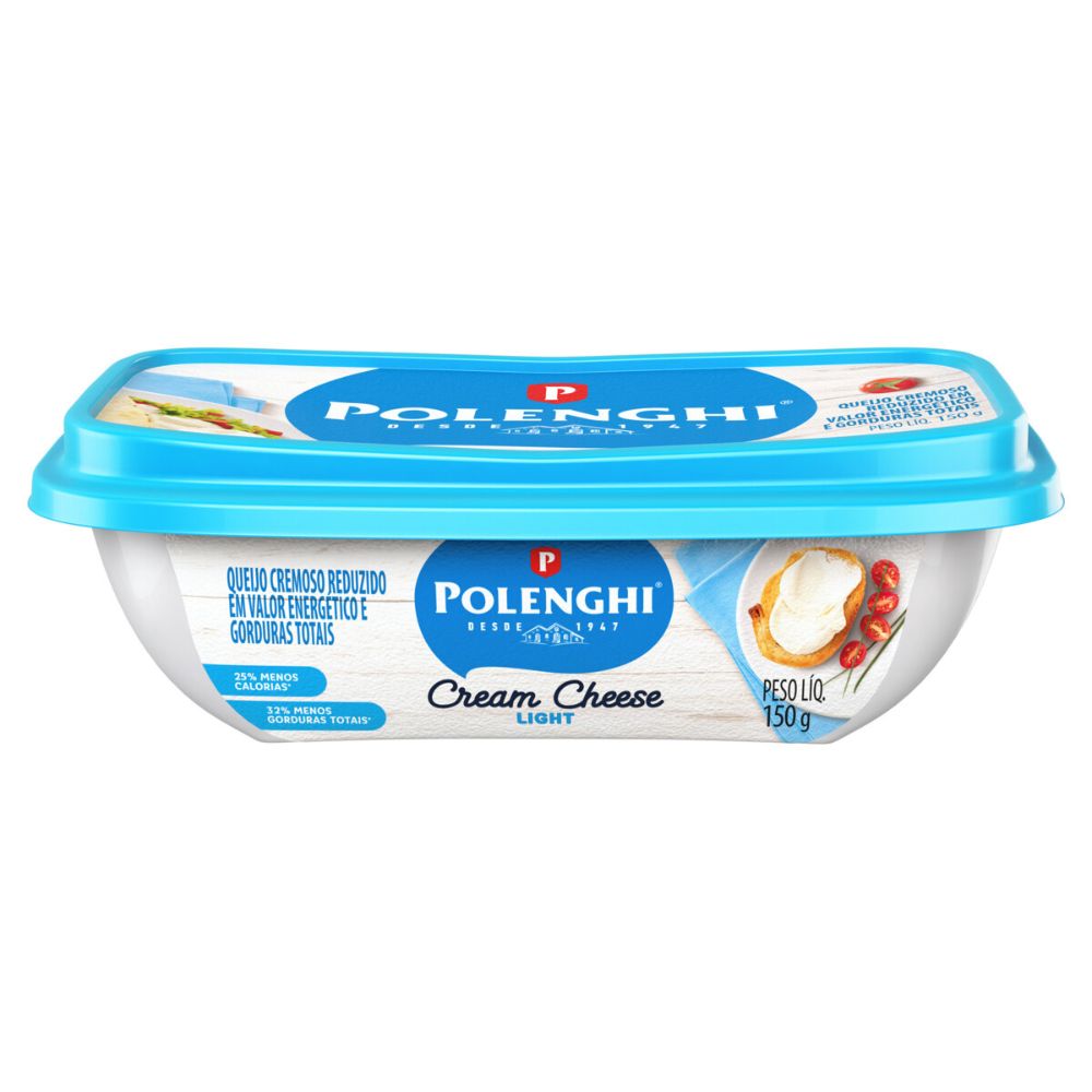 Queijo Cream Cheese Light Polenghi 150g Mambo Supermercado São Paulo