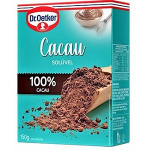 Chocolate em Pó Solúvel 100% Cacau Dr.Oetker 150g