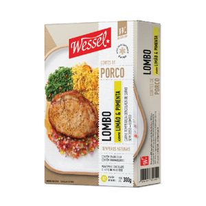 Lombo Suíno Temperado com Limão e Pimenta Wessel 300g