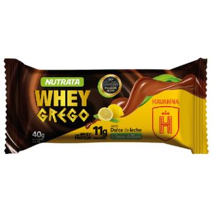 Barra Whey Grego Doce de Leite e Limão Siciliano Havanna 40g