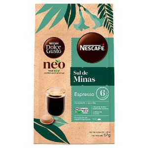 Cápsula de Café Sul Minas Neo Dolce Gusto & Nescafé 57g com 10 Unidades