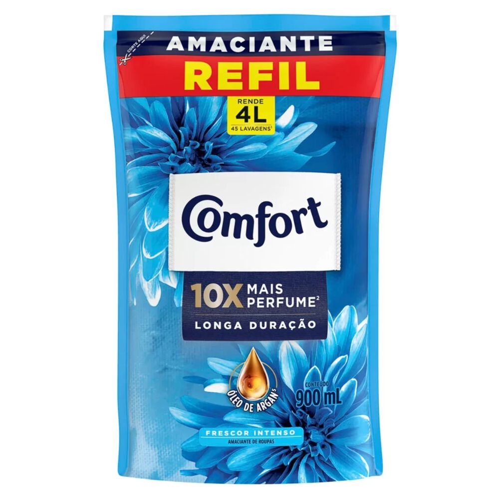 Amaciante Concentrado Comfort Proteção Antiodor 1 LT, Comfort, 1 L