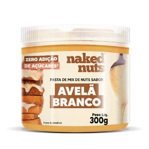 Pasta de Mix Sabor Avelã Branco Naked Nuts 300g