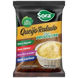 Queijo Ralado Vegetal Sabor Queijo Provolone Sora 50g