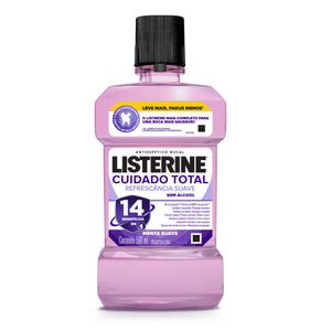 Enxaguante Bucal Cuidado Total Zero Álcool Listerine 500ml