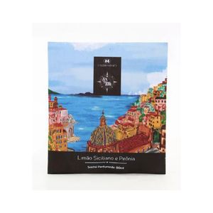 Sachê Perfumado Aromatizador Limão Siciliano e Peônia Madressenza 80ml