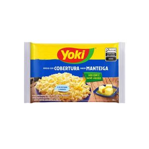 Milho de Pipoca para Micro-Ondas com Cobertura de Manteiga Yoki 105G