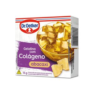 Gelatina com Colágeno sabor Abacaxi Dr.Oetker 15g
