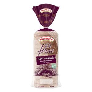 Pão de Forma Do Forno 100% Nutrição Wickbold 500g