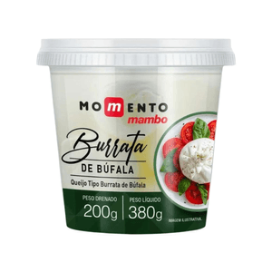 Queijo Burrata de Bufala Momento Mambo 200g