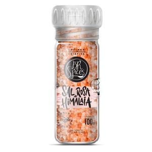 Sal Rosa do Himalaia com Moedor BR Spices 100g