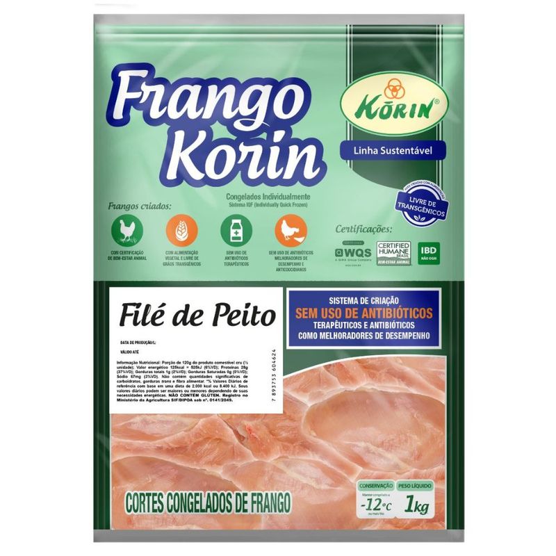 File-de-Peito-de-Frango-Congelado-Korin-1kg