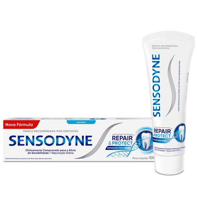 Creme-Dental-Repair-Protection-Sensodyne-100g