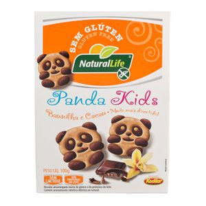 Biscoito Panda Kids de Baunilha e Cacau Kodilar 100g