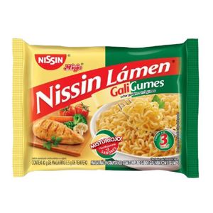 Macarrão Instantâneo Misturiojo sabor Galinha Caipira com Legumes Nissin 85g