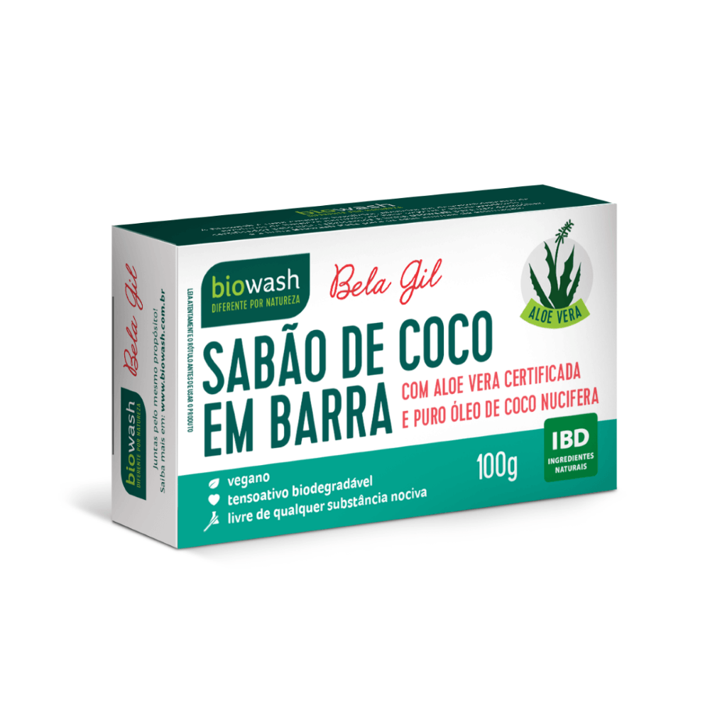 Sabão de Coco em Barra Biowash 100g