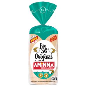 Pão Original Sem Glúten Aminna 400g