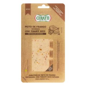 Peito de Frango Defumado com Tomate Seco Fatiado Ceratti 100g