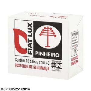 Fósforo Pinheiro Fiat Lux com 10 caixas