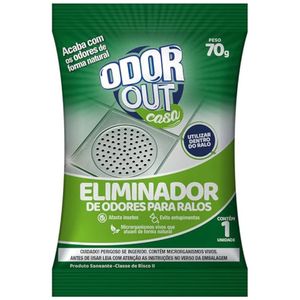 Pastilha Para Ralo Odor Out 70g