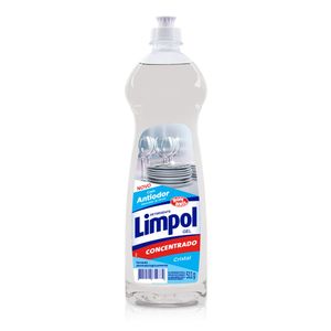 Detergente Concentrado Lava Louças Gel Limpol Cristal 511g