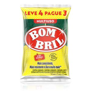 Esponja Bombril Multiuso Leve 4 Pague 3