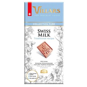 Chocolate Barra Ao Leite Villars 100g