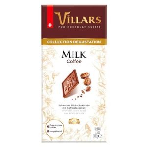 Chocolate Barra Ao Leite Com Café Villars 100g