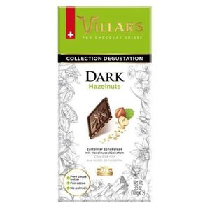 Chocolate Barra Dark Hazelnut Villars 100g