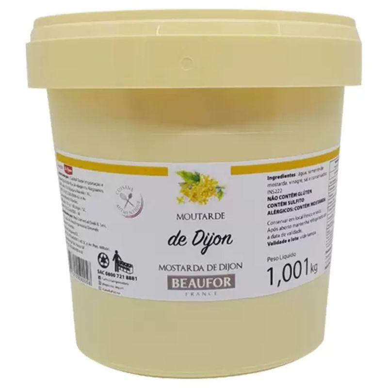 Mostarda-Francesa-Dijon-Beaufor-Balde-1kg