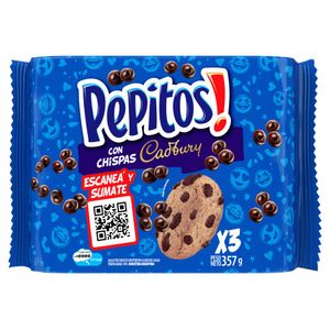 Biscoito Cookies Gotas De Chocolate Pepitos 357g