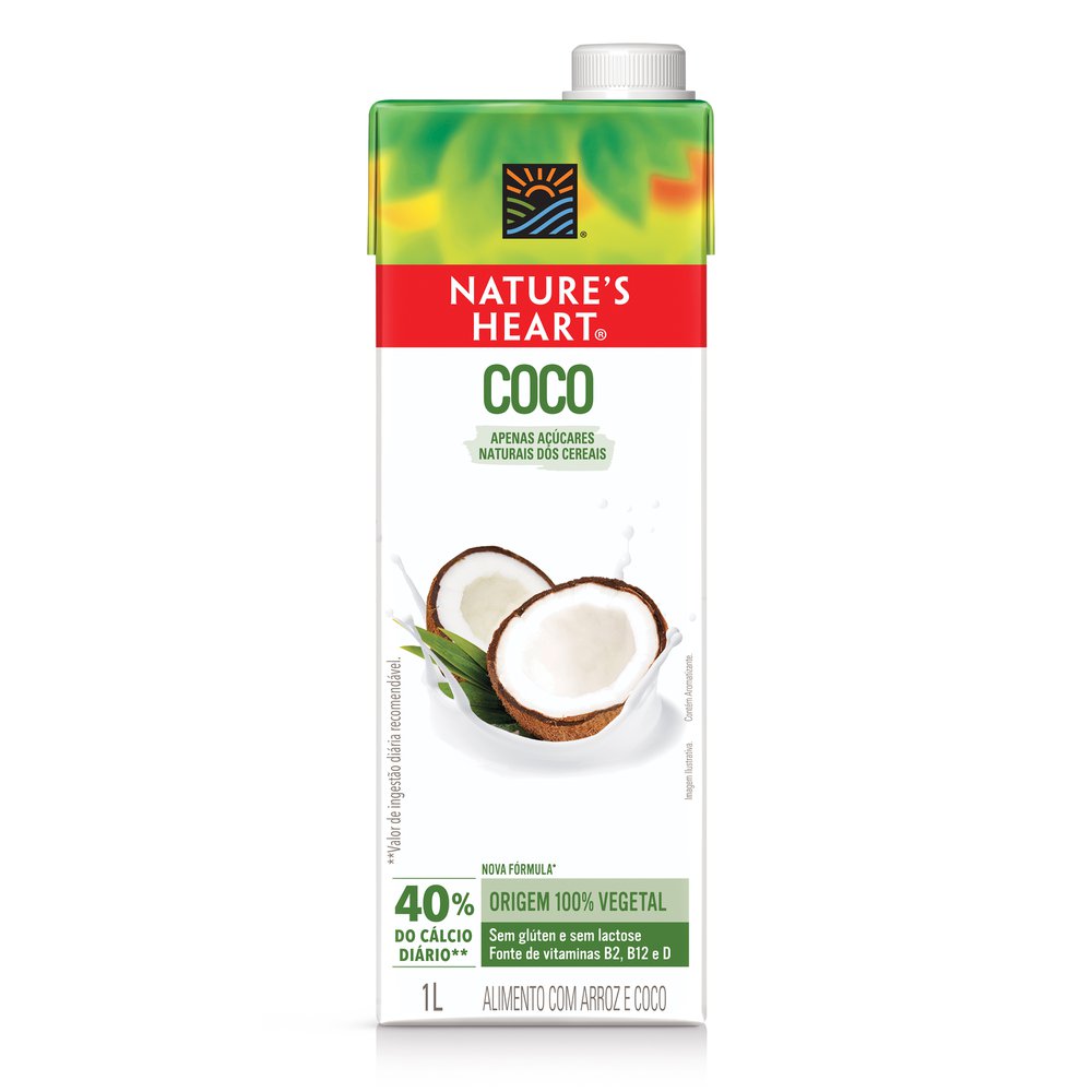 Bebida Vegetal Coco E Arroz Nature´s Heart 1 Litro Mambo Supermercado São Paulo Mambo 9851