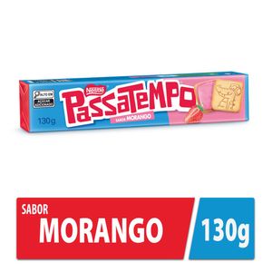Biscoito Recheado de Morango Passatempo 130g