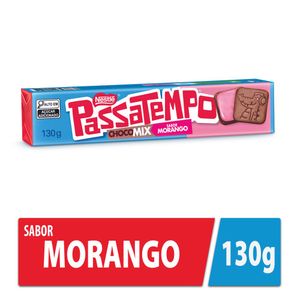 Biscoito Chocomix  Morango Passatempo 130g