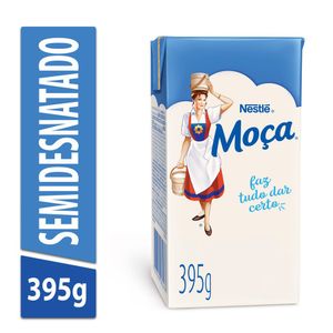 Leite Condensado Semidesnatado Moça Caixa 395g