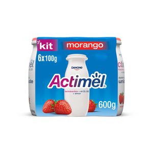 Leite Fermentado Morango Actimel 600g
