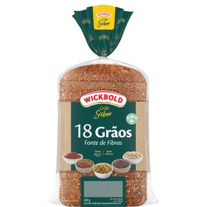 Pão Integral 18 Grãos Grão Sabor Wickbold 450g