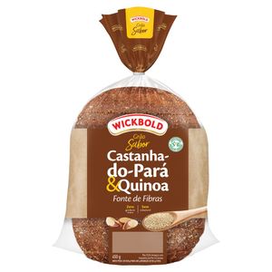Pão de Forma Castanha do Pará e Quinoa Grão Sabor Wickbold 450g