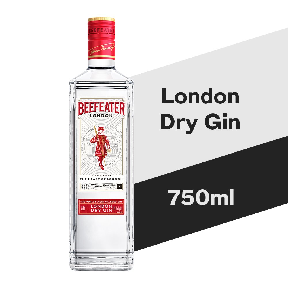 Gin Inglês Beefeater London Dry 750ml | Mambo Supermercado São