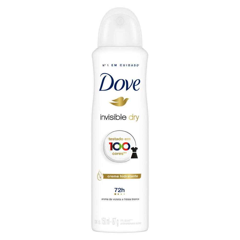 Desodorante Aerosol Invisible Dry Dove 150ml  Mambo Supermercado São Paulo  - Mambo Supermercado São Paulo