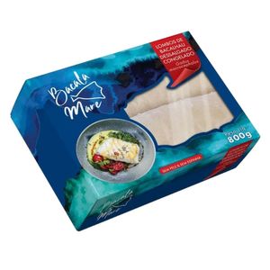 Lombo de Bacalhau Dessalgado Congelado Macro Bacala Mare 800g