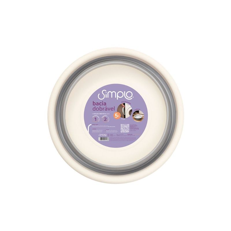 Bacia-Retratil-Oikos-5l