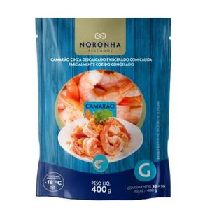 Camarão Descascado Evisc Cozido 36/40 Noronha 400g