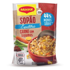 Sopão Equilibrium Carne com Legumes Maggi 150g