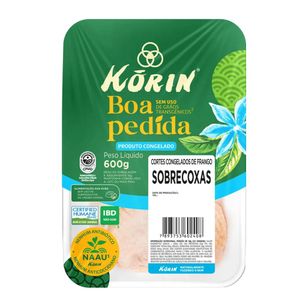 Sobrecoxas de Frango Congelado Korin 600g