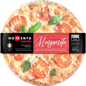 Pizza Marguerita Congelada Momento Mambo 450g