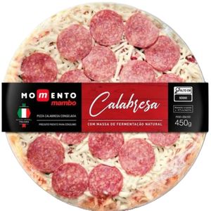 Pizza Calabresa Congelada Momento Mambo 450g