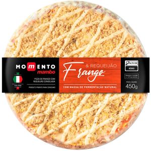 Pizza Frango com Requeijão Congelada Momento Mambo 450g