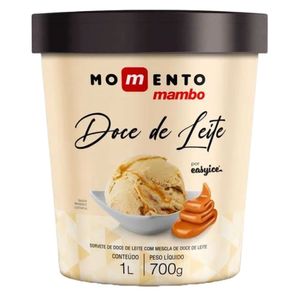 Sorvete Premium Doce de Leite Momento Mambo 1L