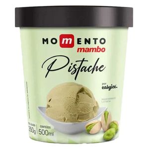 Sorvete Premium Pistache Momento Mambo 500ml